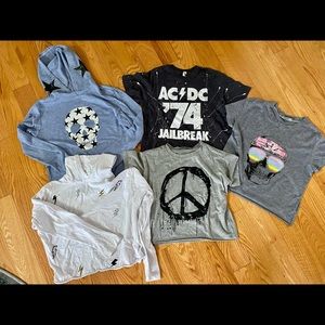 Girls shirt BUNDLE sizes YM & YL